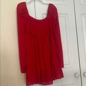 Vibrant Red Mi Ami Dress